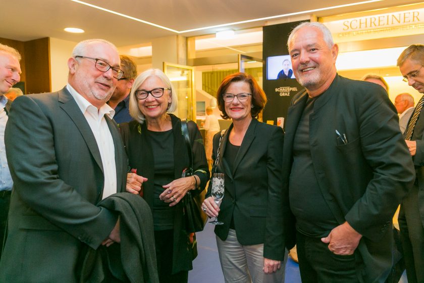 Peter Grabensberger mit Begleitung, Elgrid Messner, Martin Hochegger (c) Sabine Hoffmann/Schauspielhaus Graz